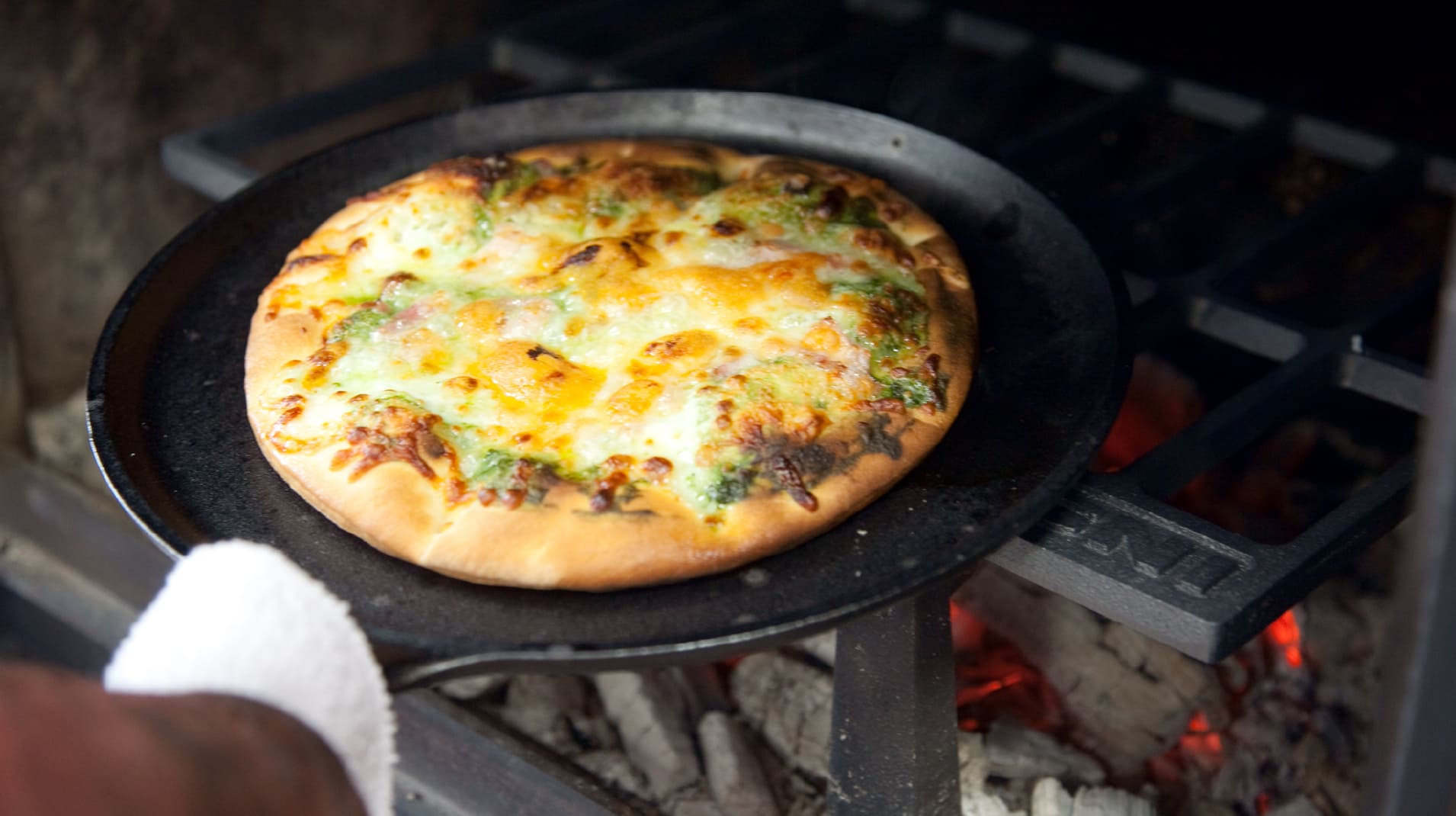 grillen im Kaminofen